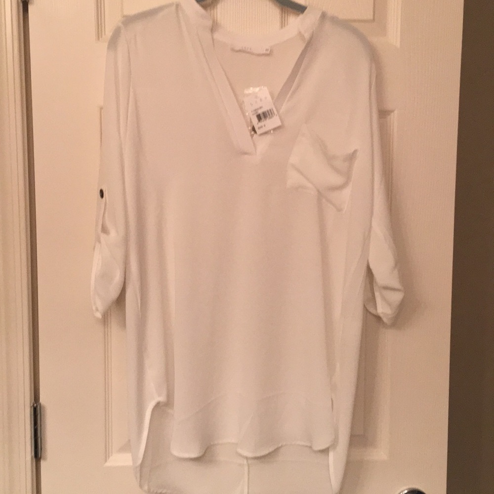 Lush white tunic